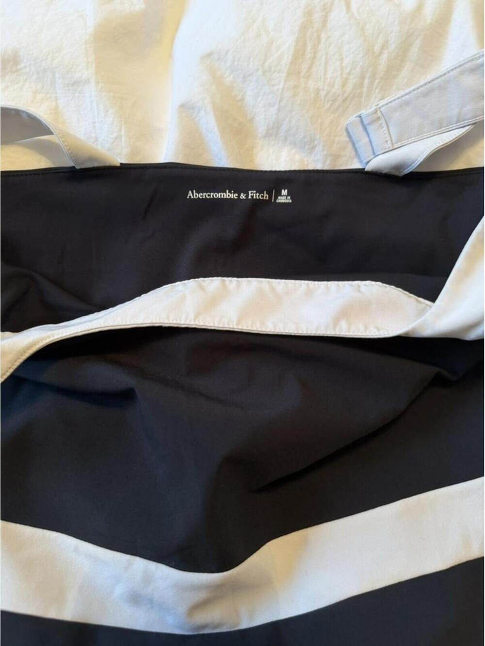 Abercrombie & Fitch Black and White Colorblock Sleeveless Mini Dress - Picture 3 of 4